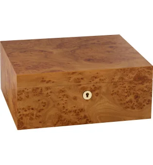 Humidor adorini Catania in radica di olmo medio deluxe