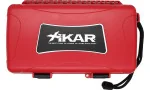 Humidor da viaggio Xikar rosso per 10 sigari