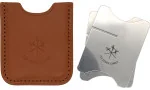 Portasigari Les Fines Lames con custodia in pelle color cuoio