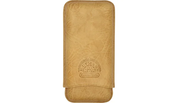 H.Upmann Cigar Case marrone per 3 sigari