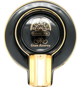 Posacenere H.Upmann singolo nero e oro