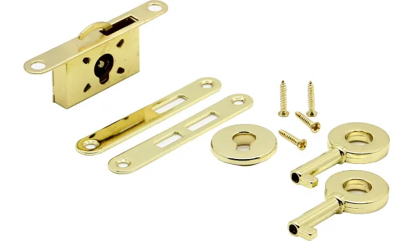 Set Standard di Serrature a Battente per Humidor Oro foto 4