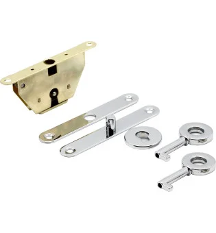 Set di Serrature a Perno per Humidor Argento