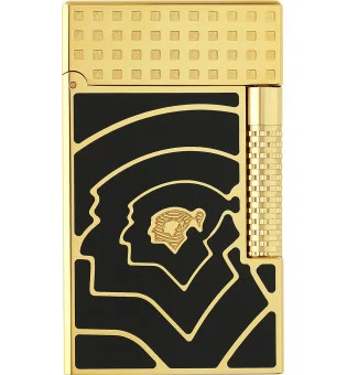 S.T. Dupont Le Grand Lighter Cohiba 60 nero e oro C23472CL