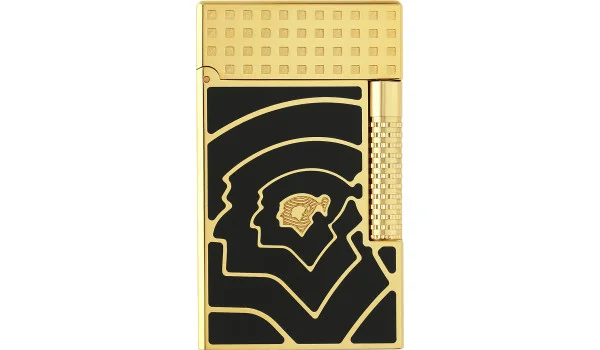 S.T. Dupont Le Grand Lighter Cohiba 60 nero e oro C23472CL