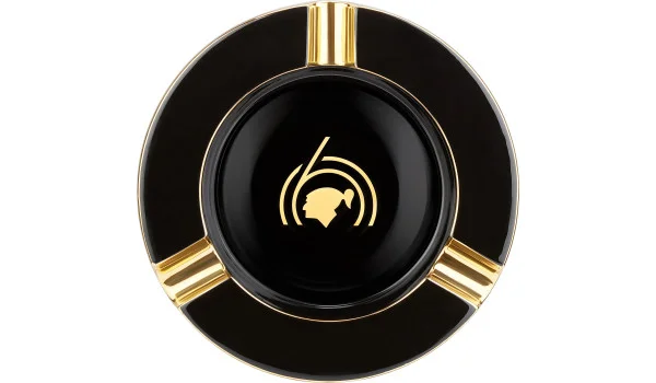 S.T. Dupont XL Ashtray Cohiba 60 nero e oro 006472