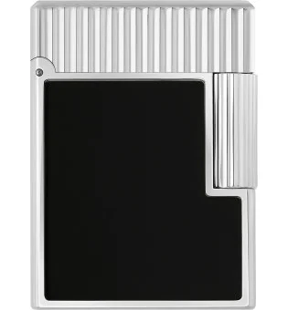 Accendino S.T. Dupont Ligne 1 Nero Laccato e Palladio C14121