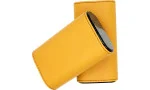 Custodia in Pelle per Sigari Giallo / Carbonio foto 5