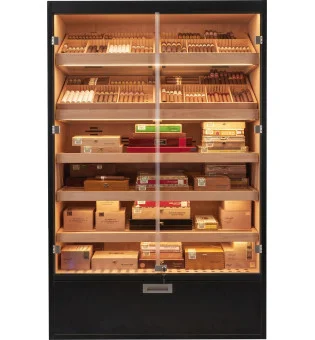 Humidor da armadio Adorini Primo Duo nero