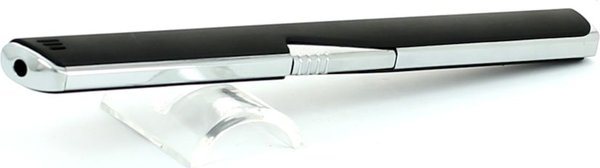 Accendino piezoelettrico Coney malaga nero / cromato